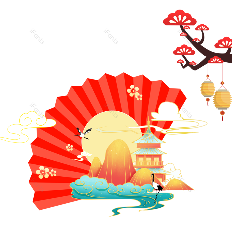 节日图片,中国风元素,元素PNG,春节免抠素材